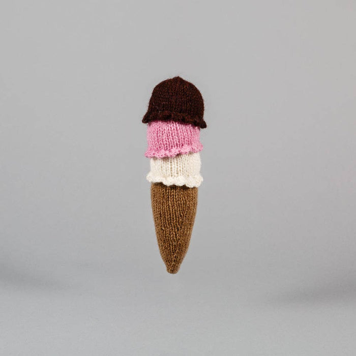 Ware of the Dog - Hand Knit Ice Cream Cone