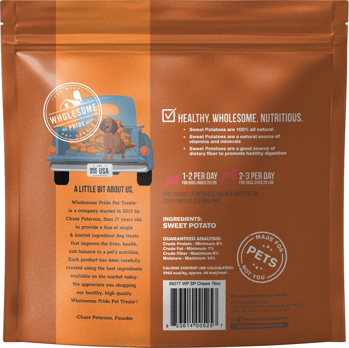 Wholesome Pride - Sweet Potato Chews