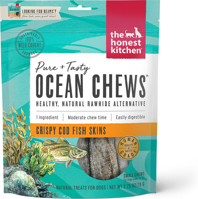 The Honest Kitchen - Wolffish Skins (Beams), 3.25oz - For dogs up to 35lbs