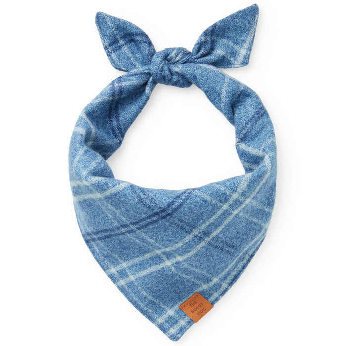 The Foggy Dog - Harbor Plaid Flannel Dog Bandana