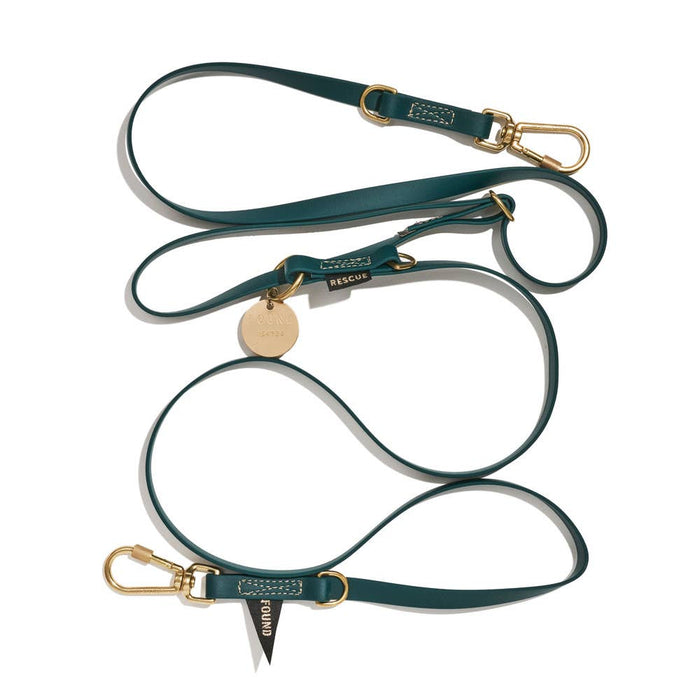 Found My Animal - Original Adjustable, Hunter Green Water Resistant Leash