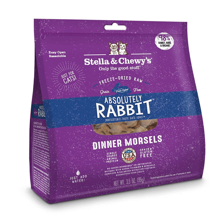 Stella &amp; Chewy's Freeze Dried Rabbit-Dinner Morsels-Feline