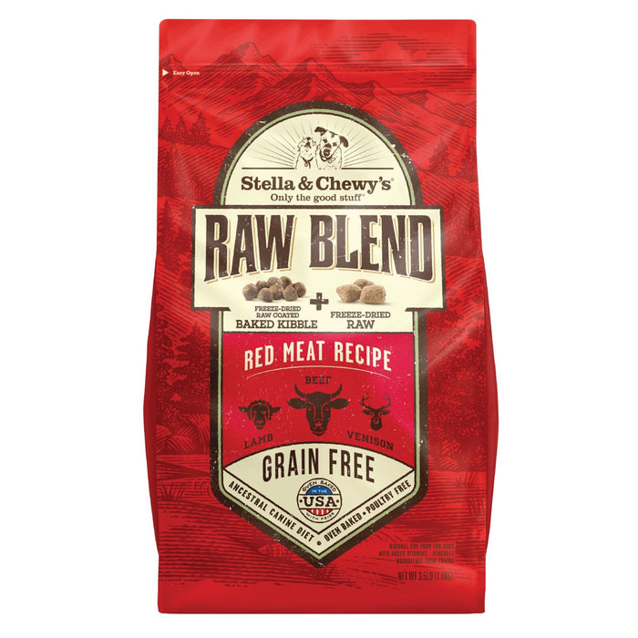 Stella &amp; Chewy's Raw Blend Baked Kibble - Red Meat Recipe