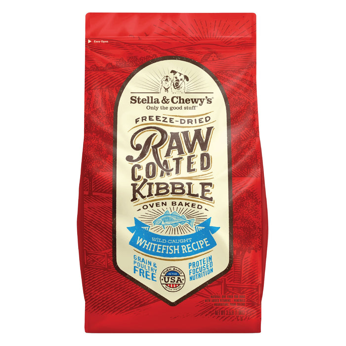 Stella &amp; Chewy's Raw Coated Baked Kibble - Wild Caught Whitefish Recipe