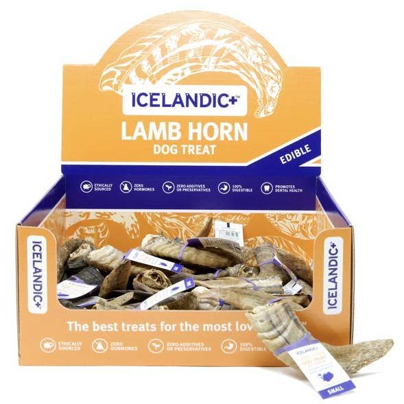 Icelandic+ - Icelandic+ Small Lamb Horn with Marrow 36-Ct Display Box