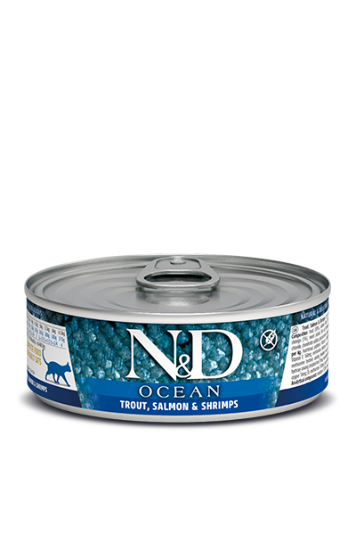 Farmina CAT Can Ocean Trout, Salmon & Shrimp 2.8oz