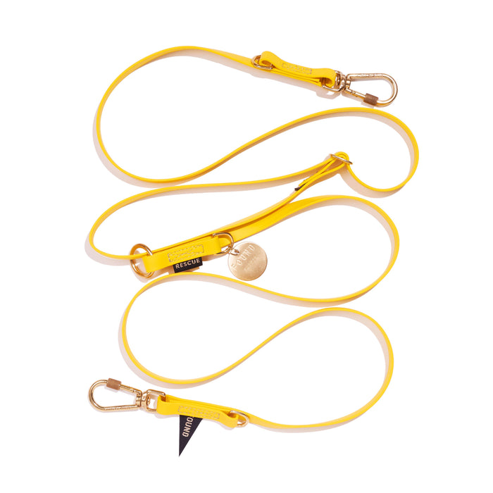 Found My Animal - WATER RESISTANT ADJUSTABLE 7FT LEASH, YELLOW | FMA