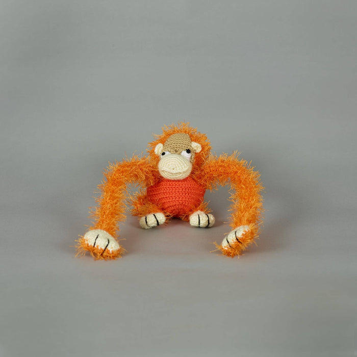 Ware of the Dog - Hand Crochet Monkey