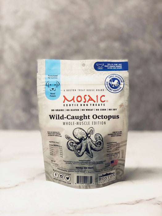 Mosaic Pet Food - Wild-Caught Octopus Whole Muscle Edition, 1.5 oz