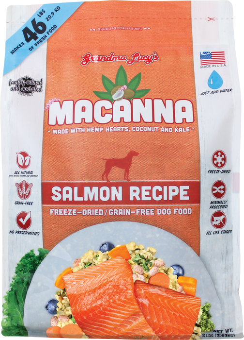 Grandma Lucy's - Macanna Salmon Dog Food - 8lb