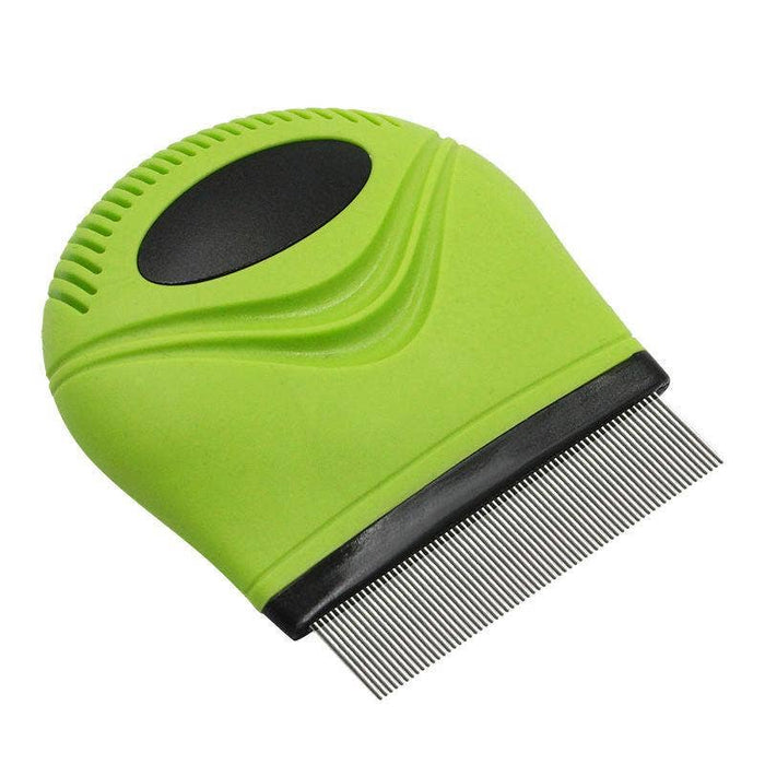 Pet Life - Pet Life ® Grazer Handheld Travel Cat & Dog Flea & Tick Comb