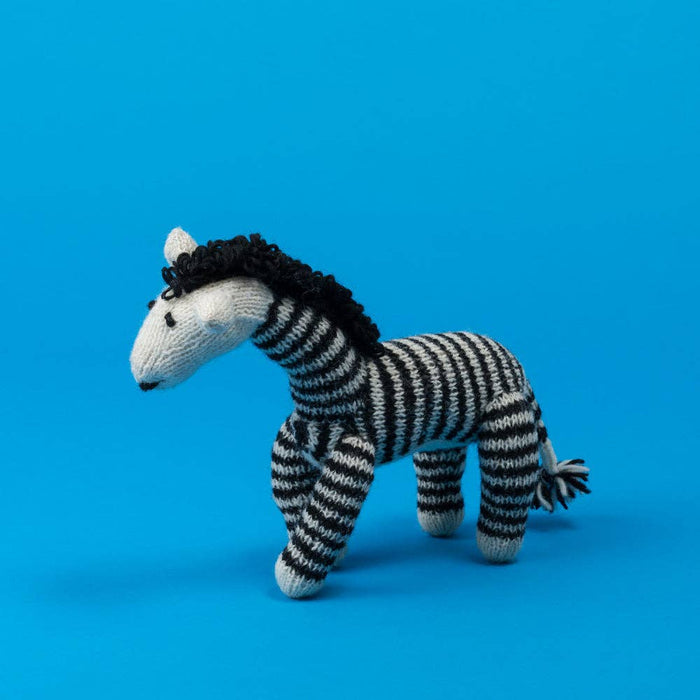 Ware of the Dog - Hand Knit Zebra