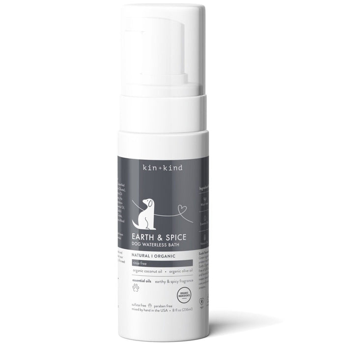 Kin+Kind Organic Waterless Shampoo - Earth &amp; Spice