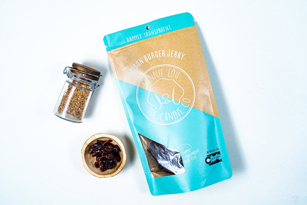 Winnie Lou Bison Jerky w/ Cranberries &amp; Flaxseed