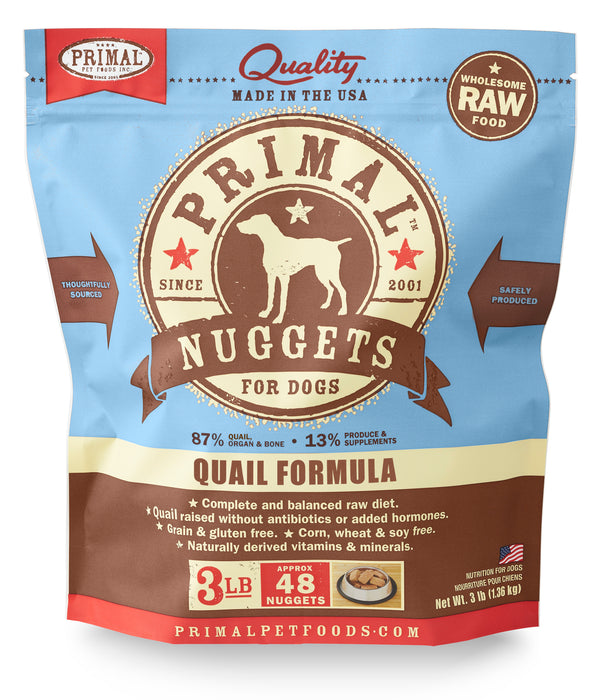 Primal Frozen Raw Formula - Quail