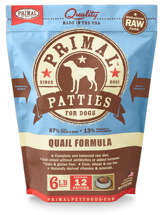 Primal Frozen Raw Formula - Quail