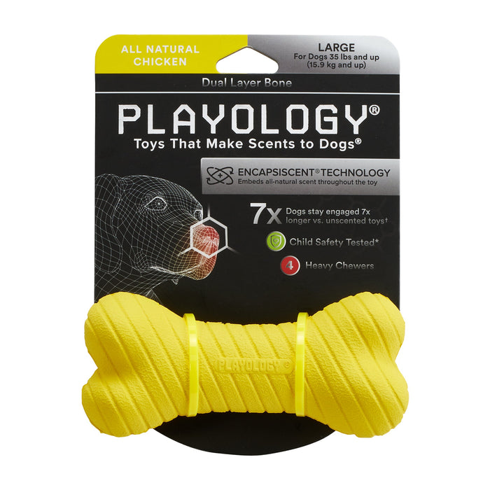Playology - Dual Layer Bone  Chicken Scented