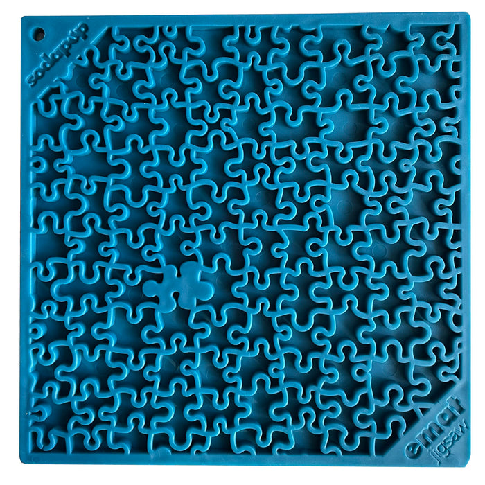 Soda Pup Lick Mat - Jigsaw Puzzle, Aqua
