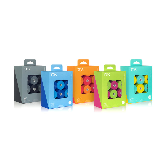 Mk Poo Bags - Green &amp; Fuchsia
