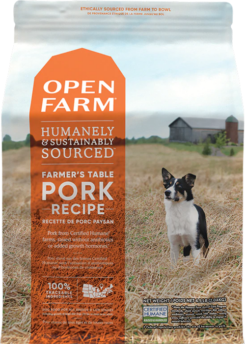Open Farm Farmers Table Pork Recipe - Dry DOG food