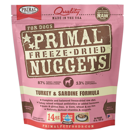 Primal Freeze Dried Raw Formula - Turkey &amp; Sardine, 14.0 oz