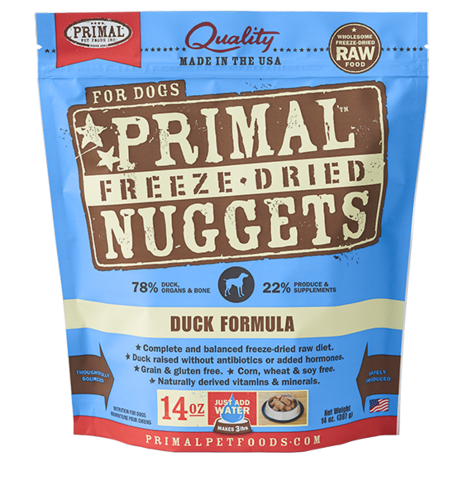 Primal Freeze Dried Raw Formula - Duck, 14.0 oz