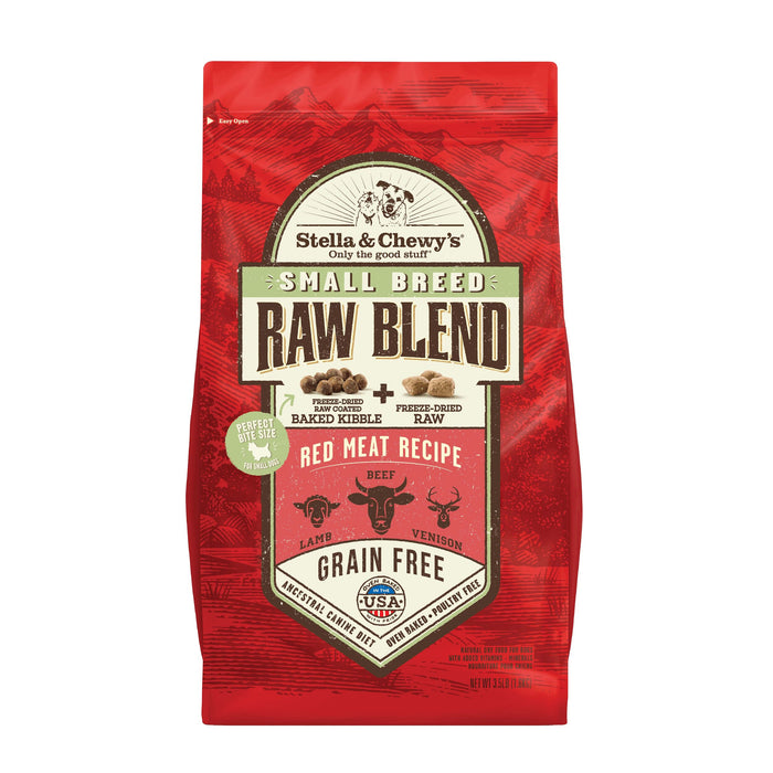 Stella &amp; Chewy's Raw Blend Baked Kibble - Red Meat Recipe (Small Breed)