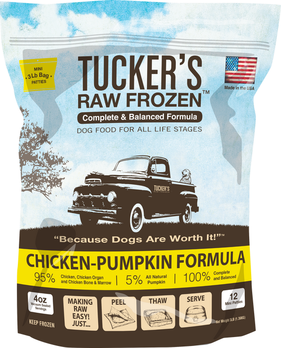 Tuckers Frozen Raw Diets - Chicken & Pumpkin
