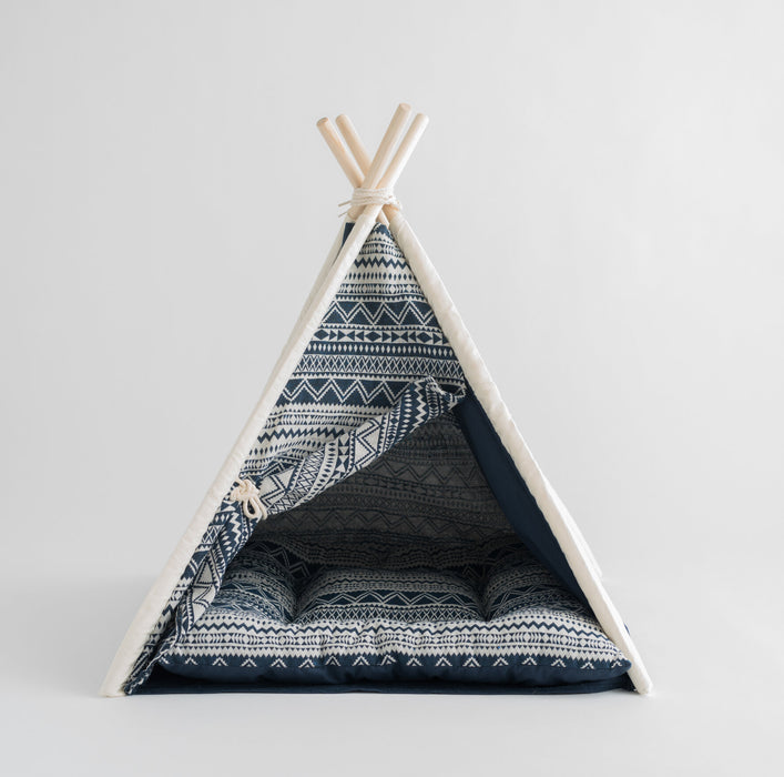 Nooee Pet Teepee (Cooper) - Navy