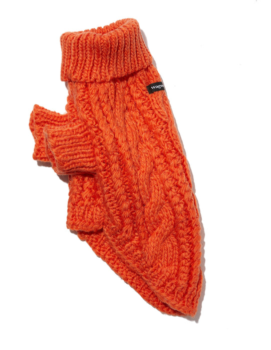 Wagwear Fisherman Sweater - Orange