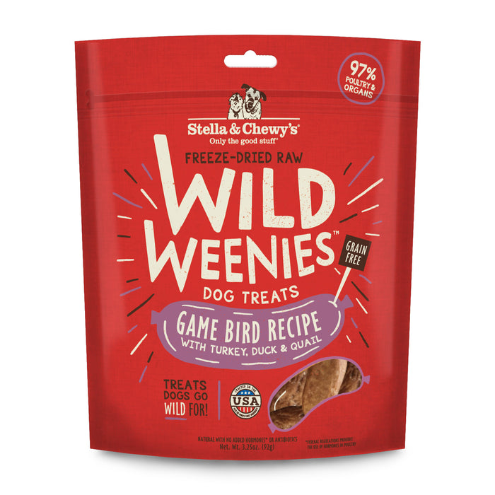 Stella &amp; Chewy's Wild Weenies - Game Bird Recipe