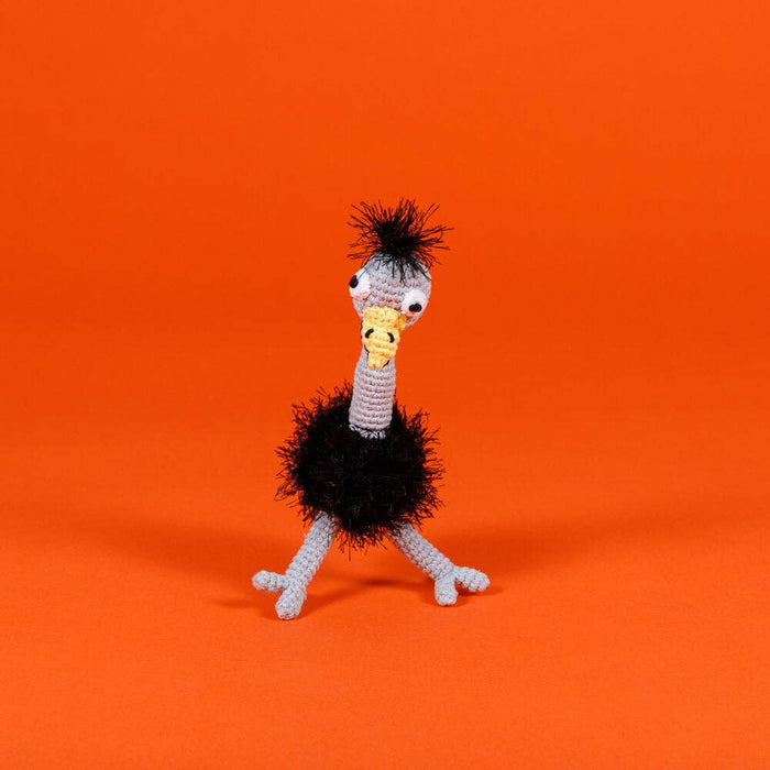 Ware of the Dog - Hand Crochet Ostrich