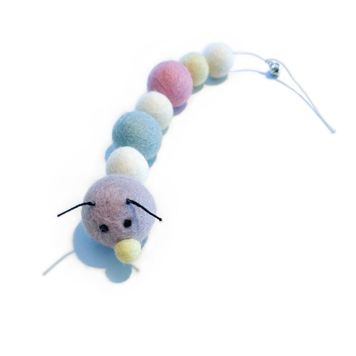 Friendsheep - CANDY Kat the Caterpillar - Eco Toy (pastel colors)