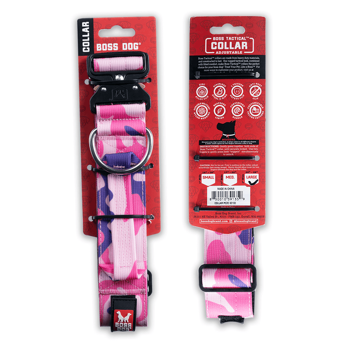 Tactical Collar - Pink Camo