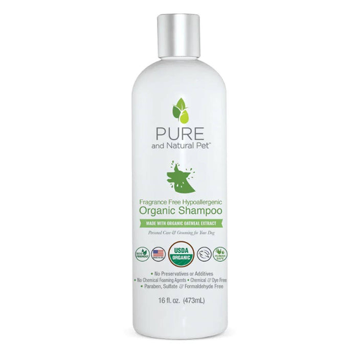 Pure and Natural Pet - Fragrance-Free Hypoallergenic Organic Shampoo