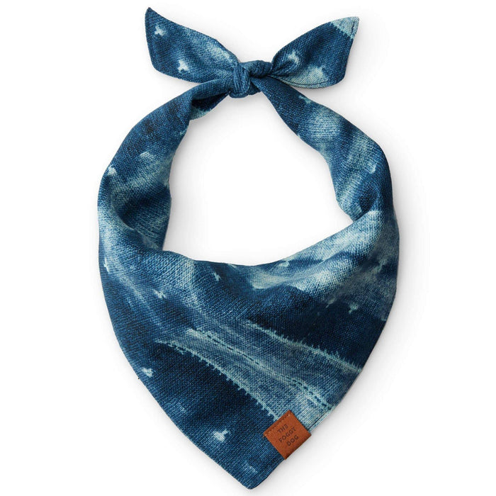 The Foggy Dog - Indigo Mud Cloth Boho Dog Bandana