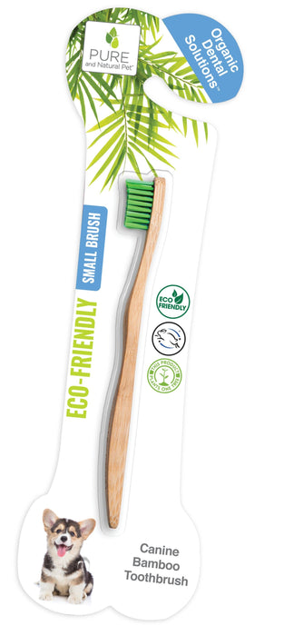 Pure and Natural Pet - Organic Dental Solutions Bamboo Brush - Small