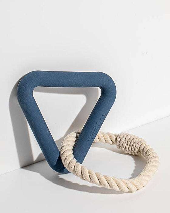 Wild One - Navy Triangle Tug Toy